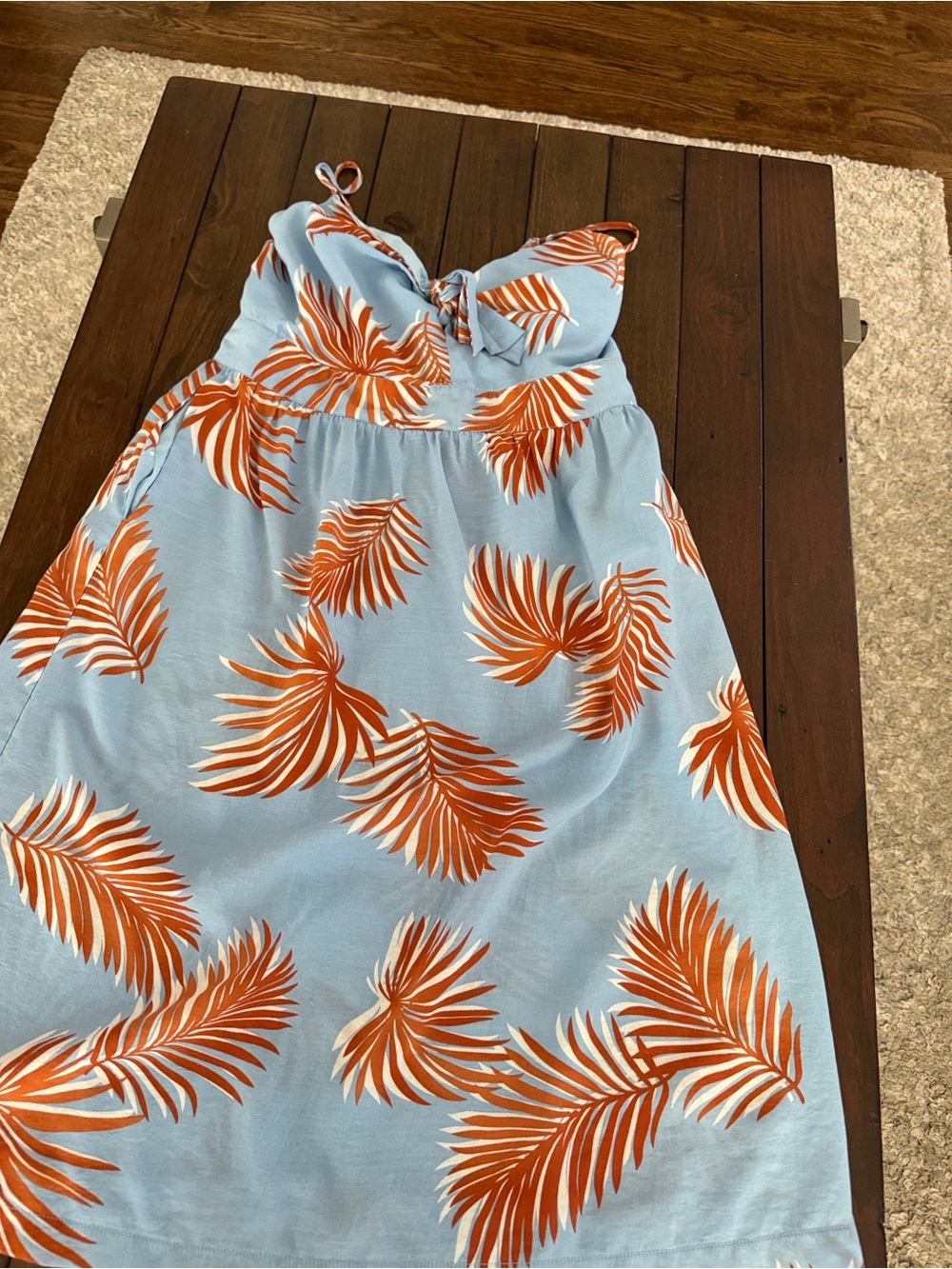 Lush Blue Spaghetti Strap Maxi Dress Women’s Size XL Flowy Summer Dress